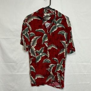 MEN’S short sleeve button down Hawaiian shirt